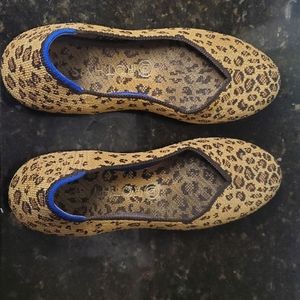 Rothys Cheetah Print Flats - Shoe Size 8